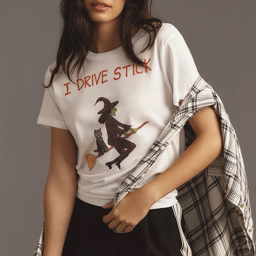 Unfortunate Portrait I Drive Stick Graphic Tee